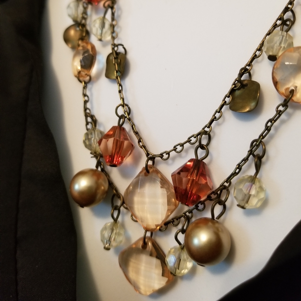 Premier Designs Tuscany 16-19" necklace & earrings